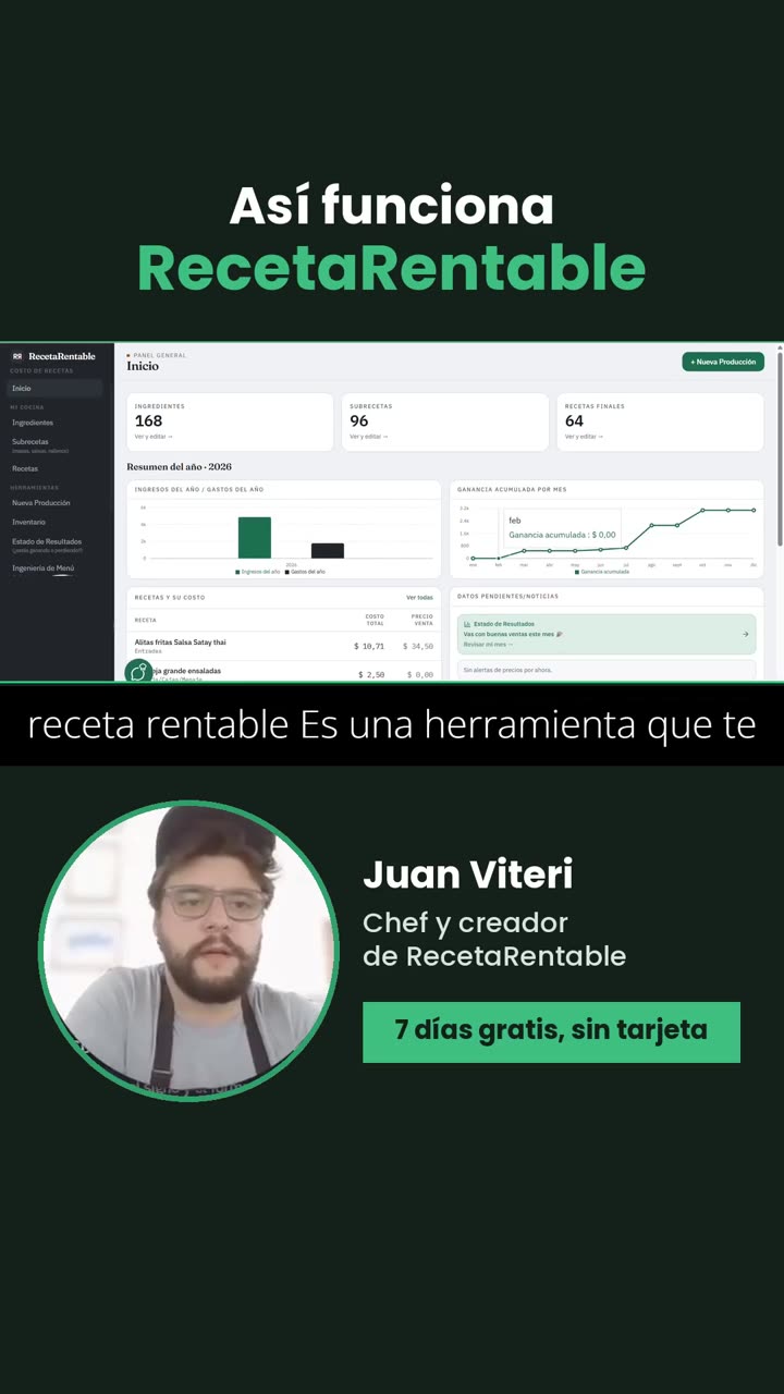 Portada del video de RecetaRentable